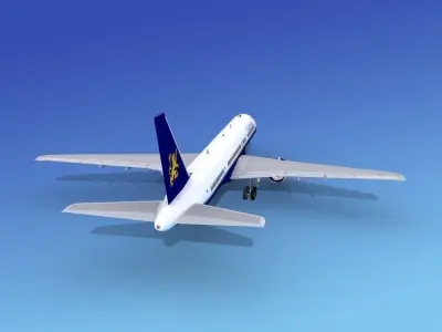 Boeing 757-200 Caledonian 3D model