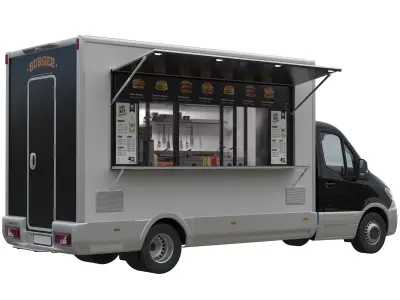 Generic Food Truck 3D model
