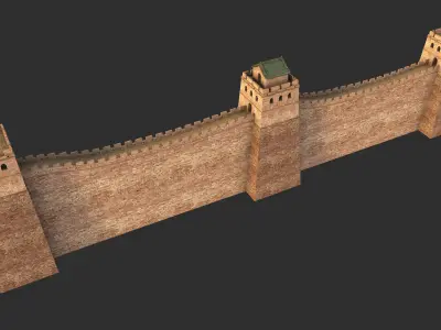 Great Wall of China 3D model