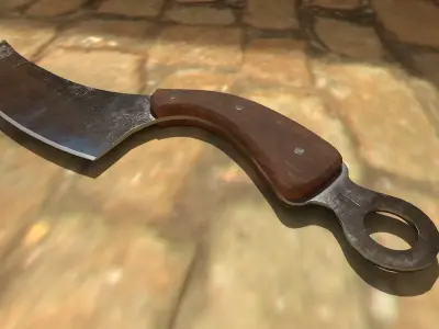 Sinao karambit Free low-poly 3D model