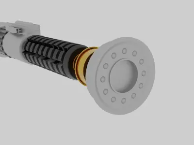 Obi-Wan Wenobi lightsaber 3D model Free 3D model