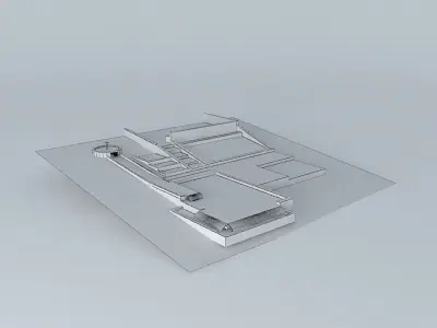 Natural Pool Design Free 3D model