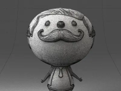 Toy man 0030 3D Print Ready 3D print model