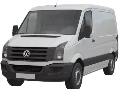 VW CrafterVan 2011 L1H1 3D model