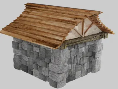 Small Medeval House 3D model