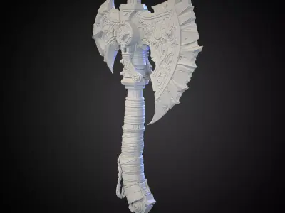 Stylized Axe 20 3D model