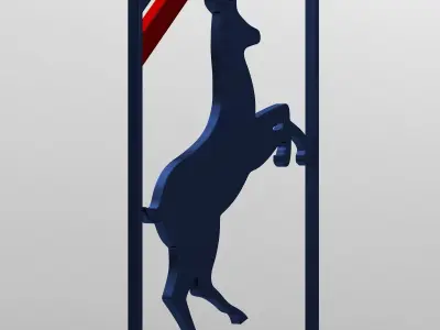 auverland logo 3D model