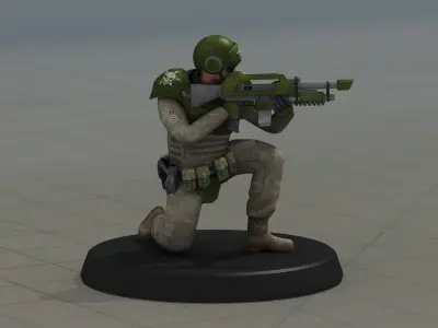 Imperial Army Future Soldiers 3D model