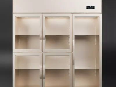 Commercial Restaurant Refrigeration Low-poly 3D model