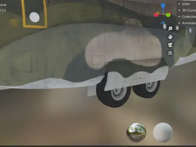 air c130 Low-poly 3D model