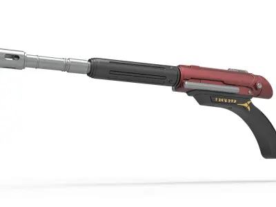 Deathsting Klingon disruptor from Star Trek The Next Generation 3D model