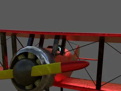 E1 Plane 3D model