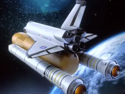 SPACE SHUTTLE discovery NASA 3D model