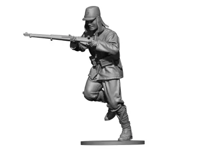 Japan soldier ww2 3D print model
