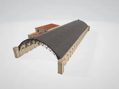 Arezzo railway station 3D model