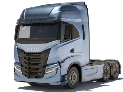 Iveco S-Way 570 6x2 2022 3D model