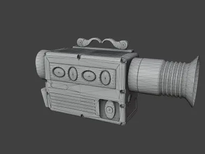 Fire Control Optic System FLV 4x30 Low-poly 3D model