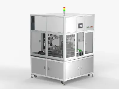 8 Axis Double Sided Spot Welding Machine 3D model