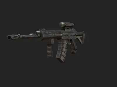 QBZ 191 Low-poly 3D model