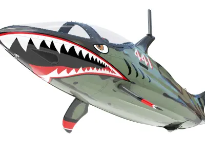 Seabreacher Camo Green 3D model