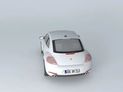 Volkswagen Beetle Turbo A5 2012 Free 3D model