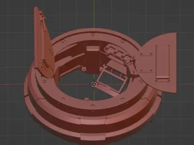 Commander Cupola PANZER III 3D model