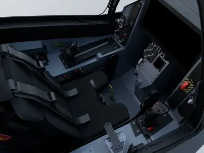 F-35 Cockpit 3D model