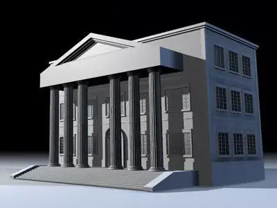 Public building 2 3D model