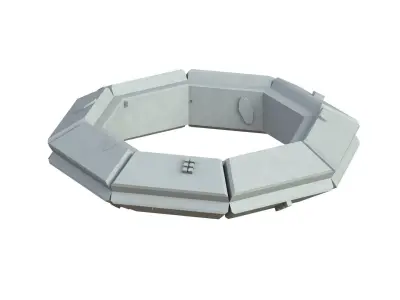 Sci Fi Object No 4119 Low Poly Low-poly 3D model
