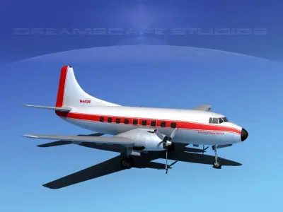 Martin 202 East Coast Flying Service 3D model