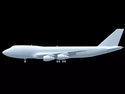 Detailed Model of Boeing 747 3D model