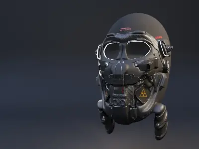 Special Military Helmet 3D model