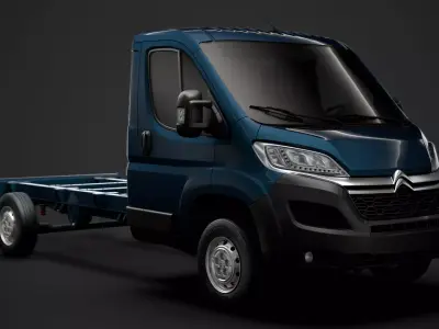 Citroen Jumper Chassis Truck Single Cab 3800WB 2020 3D model