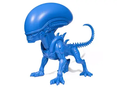 Alien dog 2 3D print model