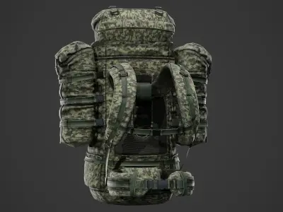 Backpack 6sh118 Low-poly 3D model