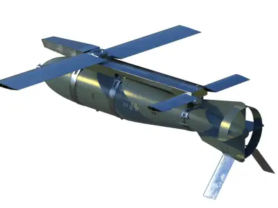 UMPK FAB 500 guided bomb 3D model