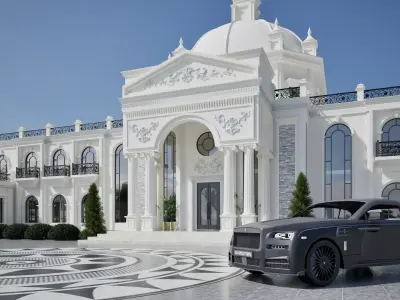 Classic Grand palace house 3D model