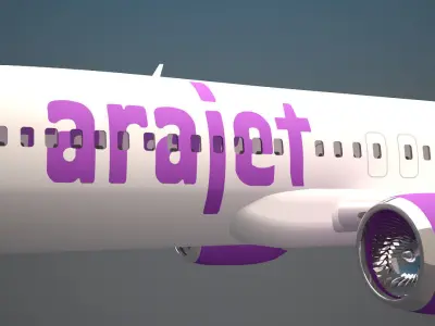 Arajet Air Boeing 737 Max 8 3D model
