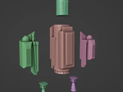 Wearable Mandalorian Jetpack 3D print model