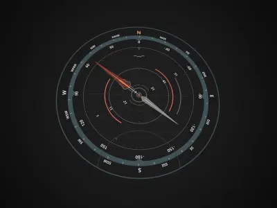 Sci-Fi Hud Elements dashboard 3D model