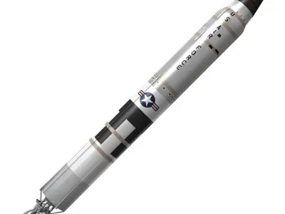 Titan II Missile 3D model