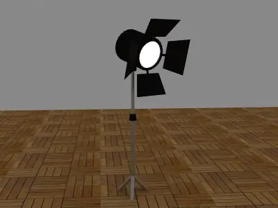 Studio Spot Light 3D model
