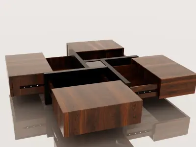 Morden Coffee Table Free 3D model