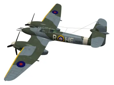 Westland Whirlwind 3D model