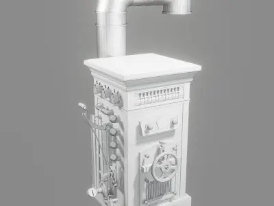 Vintage Boiler Free 3D model