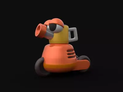 GunBound Rocket Launcher 3D model