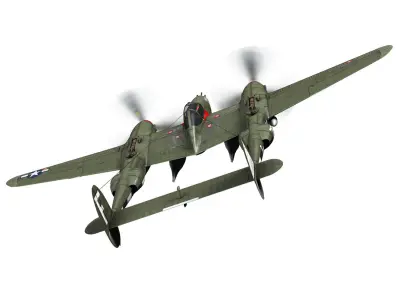Lockheed P-38 Lightning - Mary Rose II 3D model