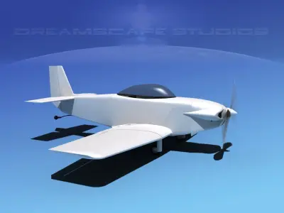 Ken Rand KR-1 Bare Metal 3D model