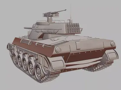 M18 Hellcat WWII Tank Destroyer 3D Printable  3D print model