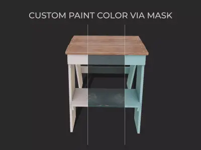 Step Stool Free low-poly 3D model